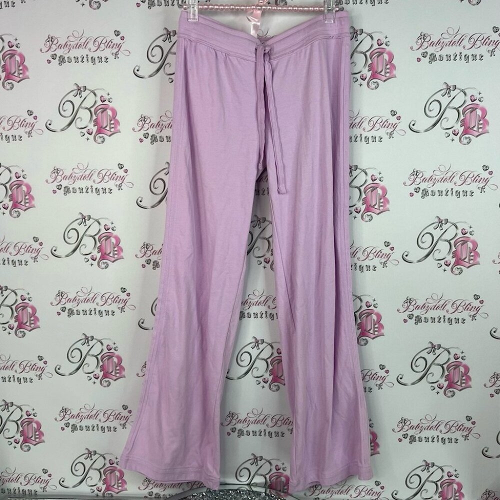 La SENZA pants sweatpants flare leg comfy lavender Light Purple Lounge Pants